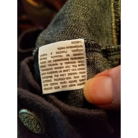 St Johns Bay Jean Denim Skirt Size M Medium Modest Stretch Womens - Picture 7 of 8